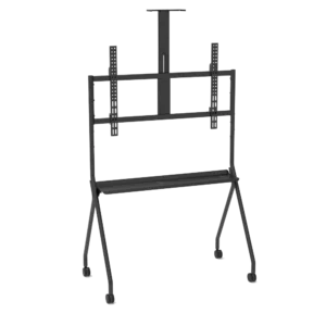 Suporte NAPOFIX Chão Carrinho p/ TV c/rodas Preto 60" a 86"